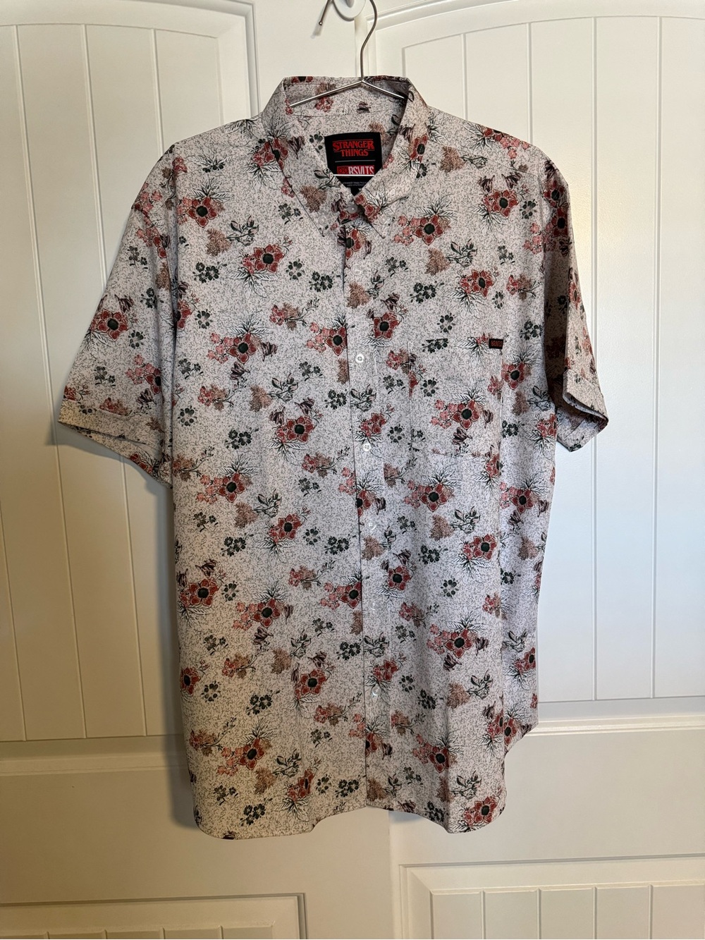 RSVLTS x Stranger Things “RUN” Button Down XL